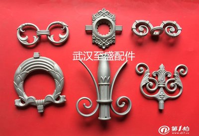 供应阳台围栏护栏栅栏庭院大门铝艺围栏花装饰花铝艺竹节_护栏/围栏/栏杆_第一枪